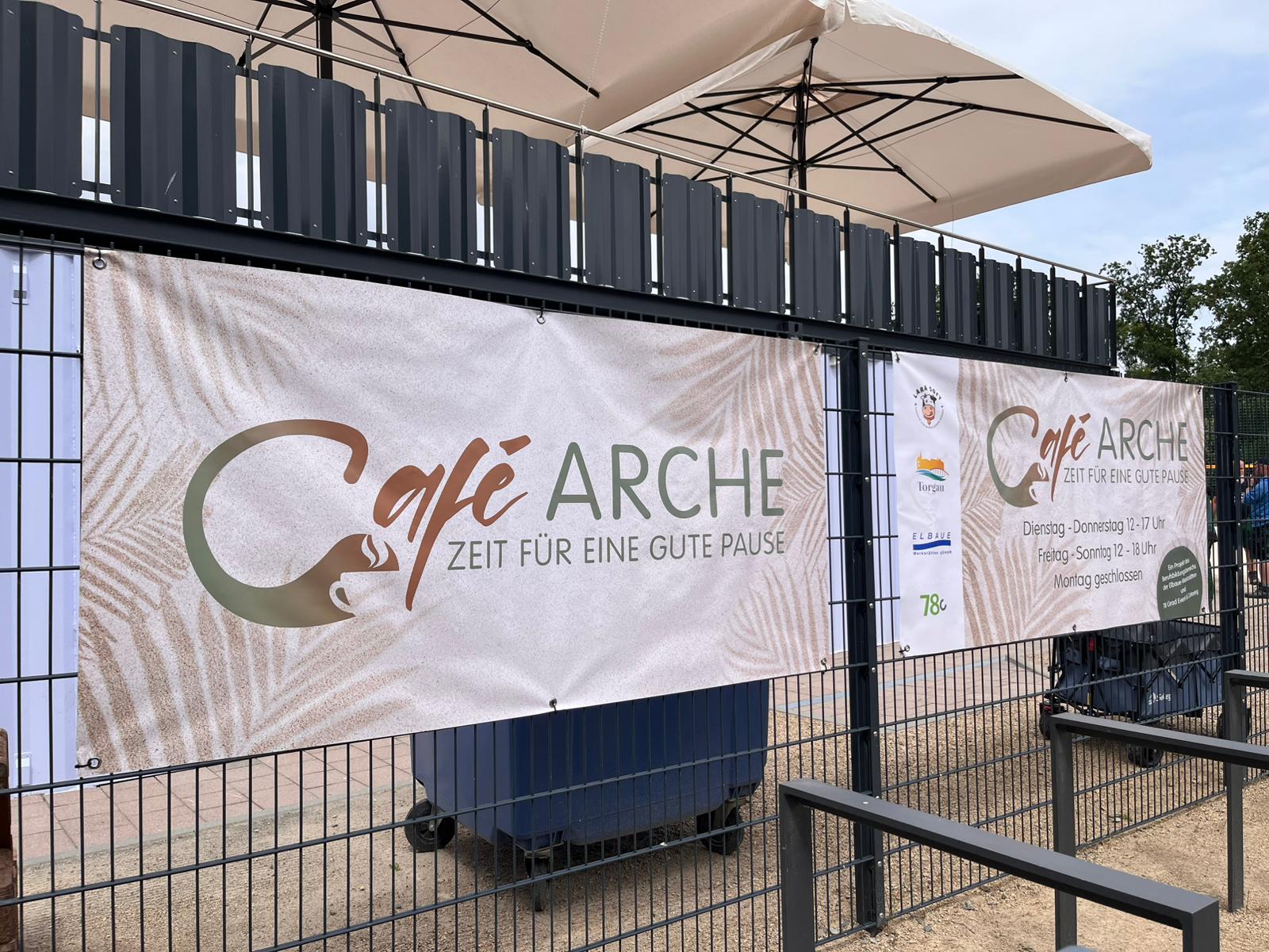 Ansicht Eingang Café Arche